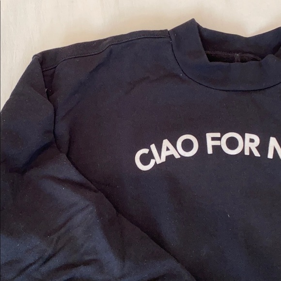 Madewell Ciao For Now Black Pullover Sweater - Picture 2 of 5